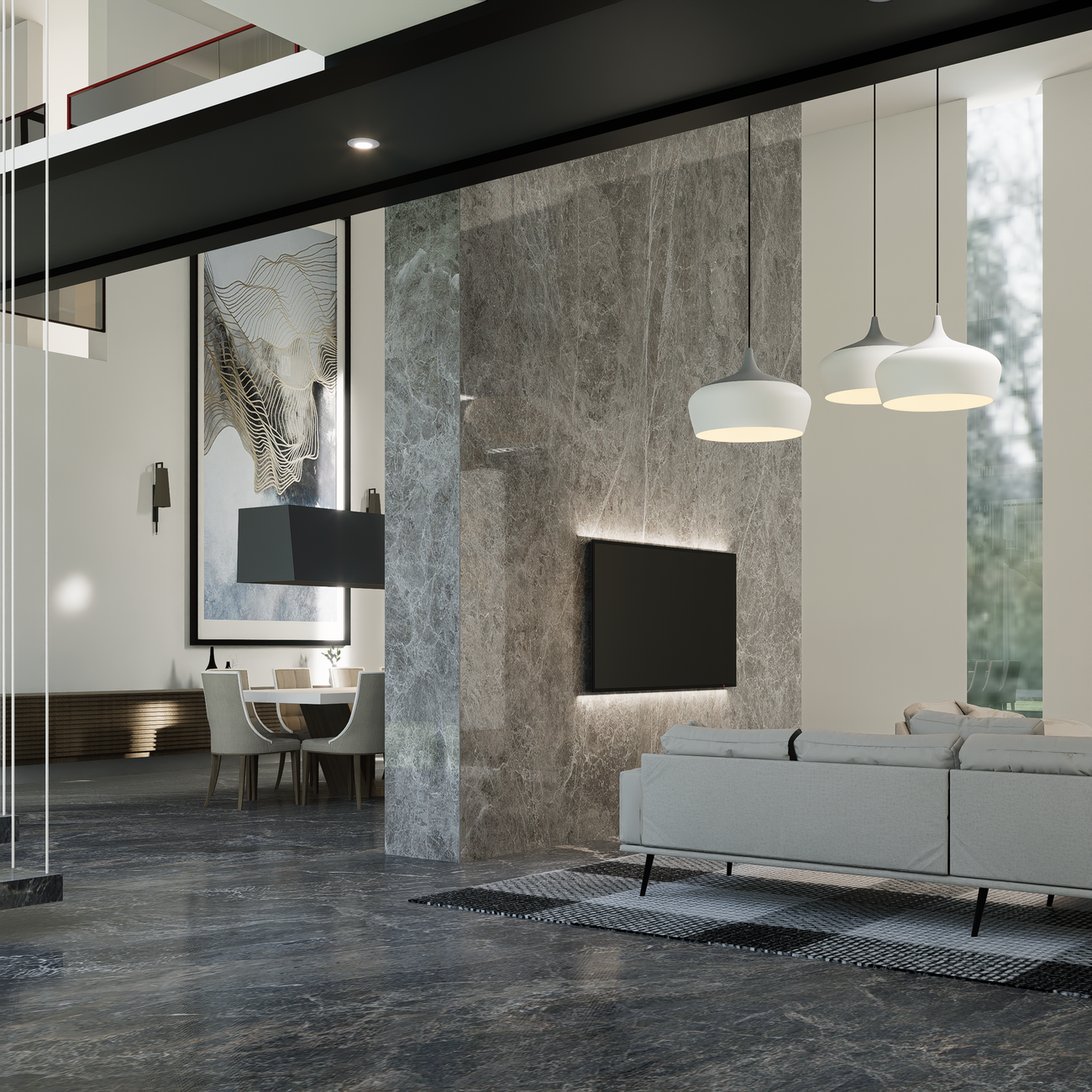 Minimalist living space