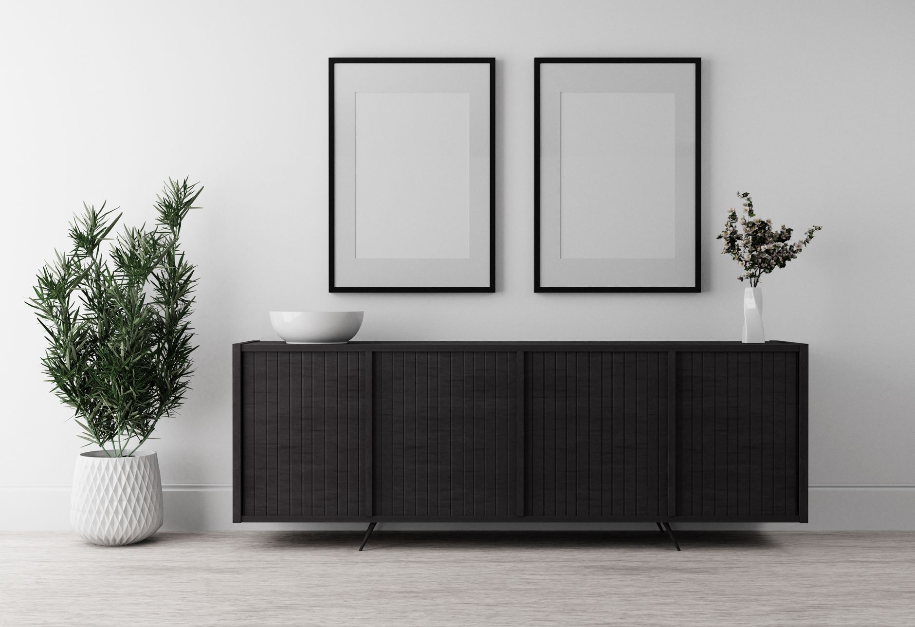 Bespoke minimalist sideboard